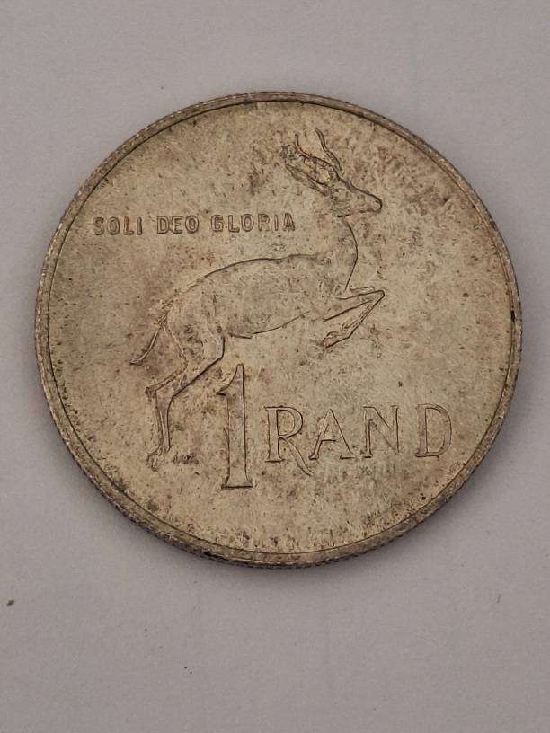 South Africa 1967 R1 coin