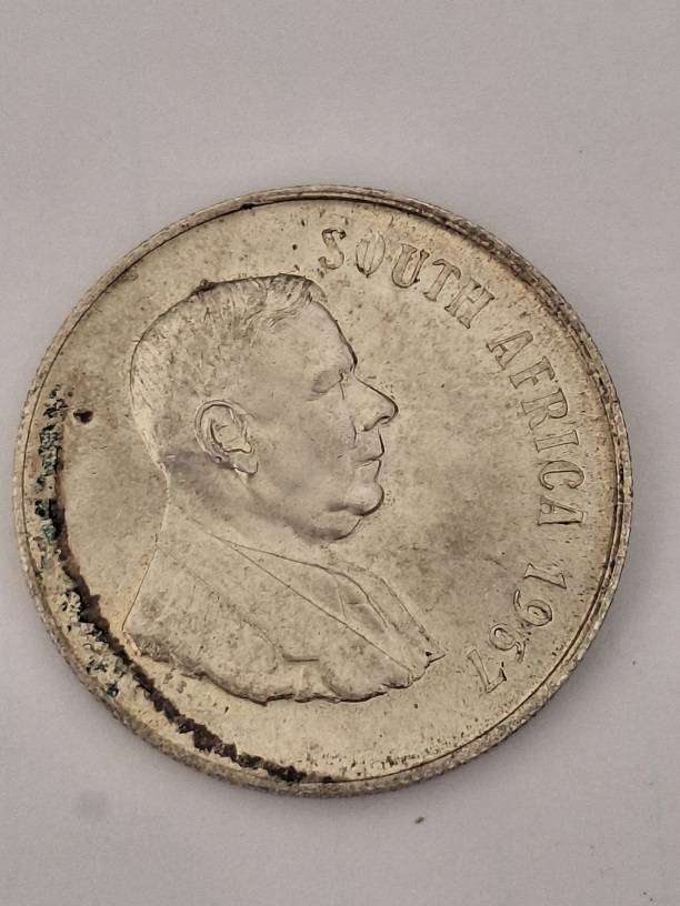 South Africa 1967 R1 coin