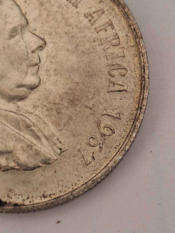 South Africa 1967 R1 coin