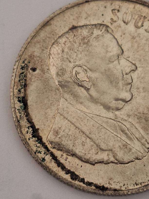 South Africa 1967 R1 coin