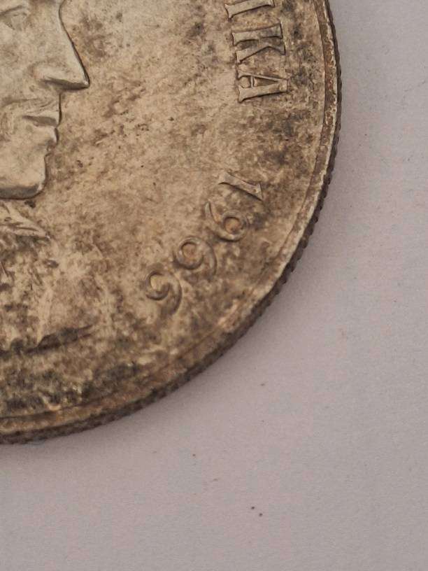 South Africa 1966 R1 coin