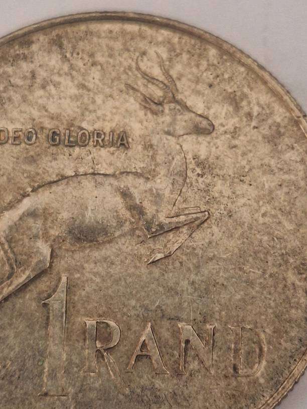 South Africa 1966 R1 coin