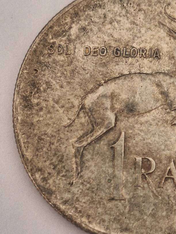 South Africa 1966 R1 coin