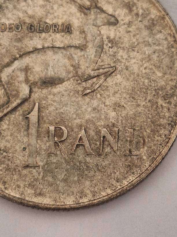 South Africa 1966 R1 coin