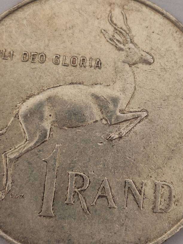 South Africa 1967 R1 coin