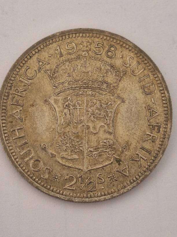 South Africa 1958 two and a half shilling