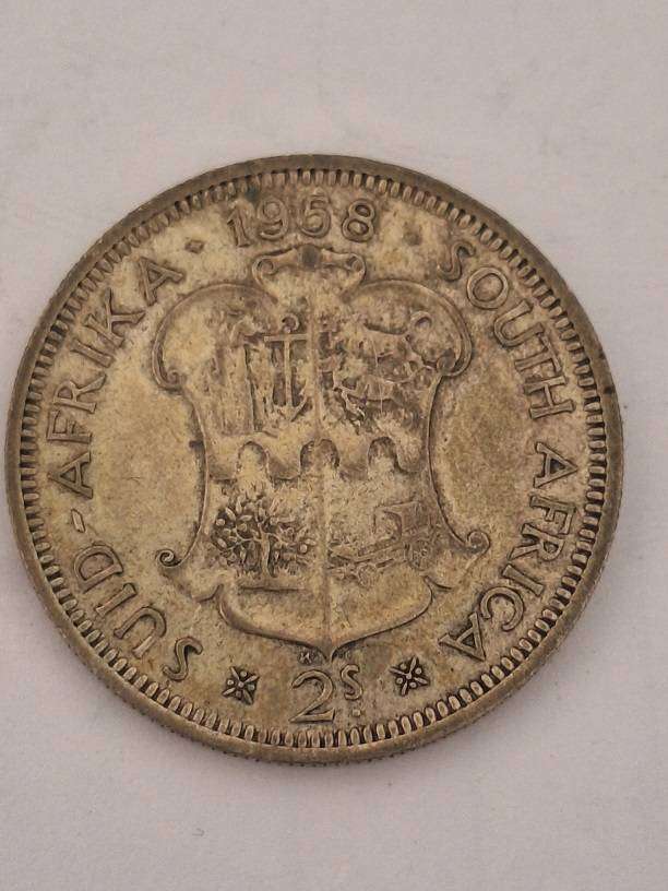 South Africa 1958 2 shilling