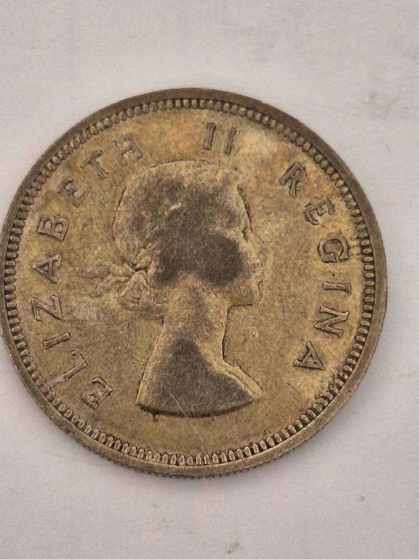 South Africa 1958 2 shilling