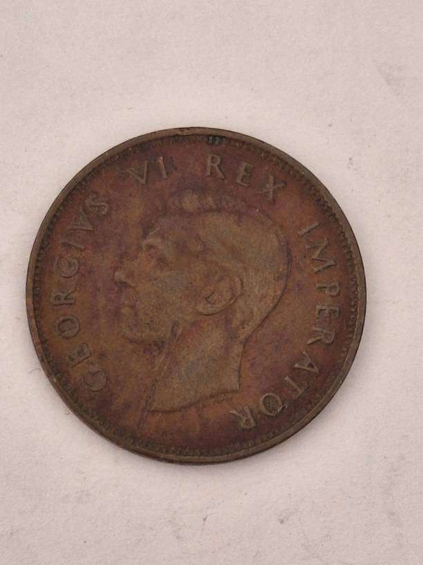 South Africa 1941 half penny