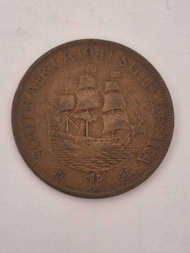 South Africa 1941 one penny