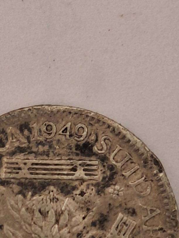 South Africa 1949 Tickey