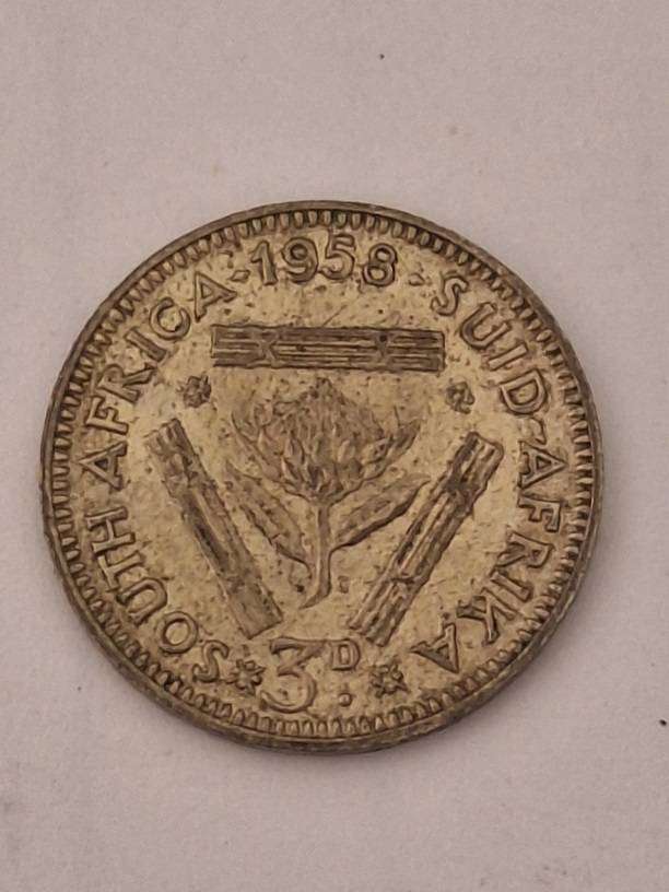 South Africa 1958 Tickey