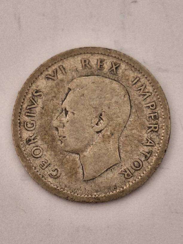 South Africa 1937 Sixpence