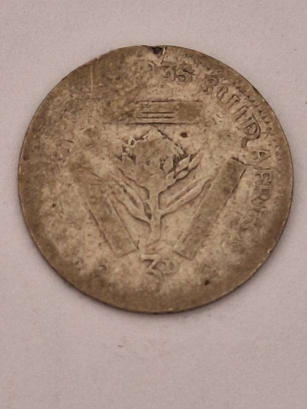 South Africa 1935 Tickey