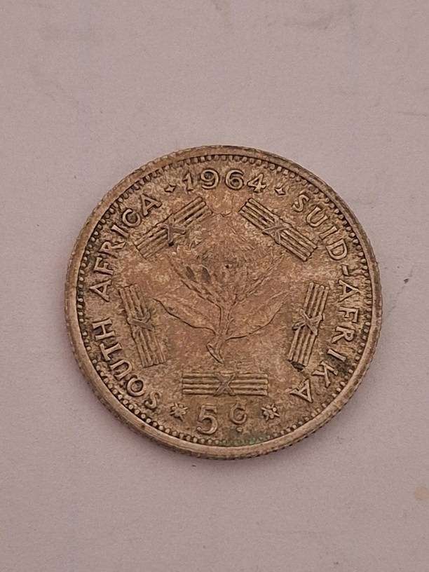 South Africa 1964 5 cent