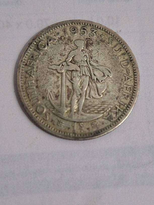 South Africa 1953 one shilling