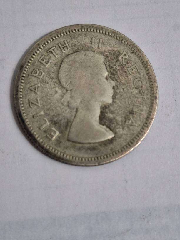 South Africa 1953 one shilling