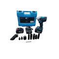 15 Piece Rechargeable Impact Wrench Set With Deep Impact Sockets XF35