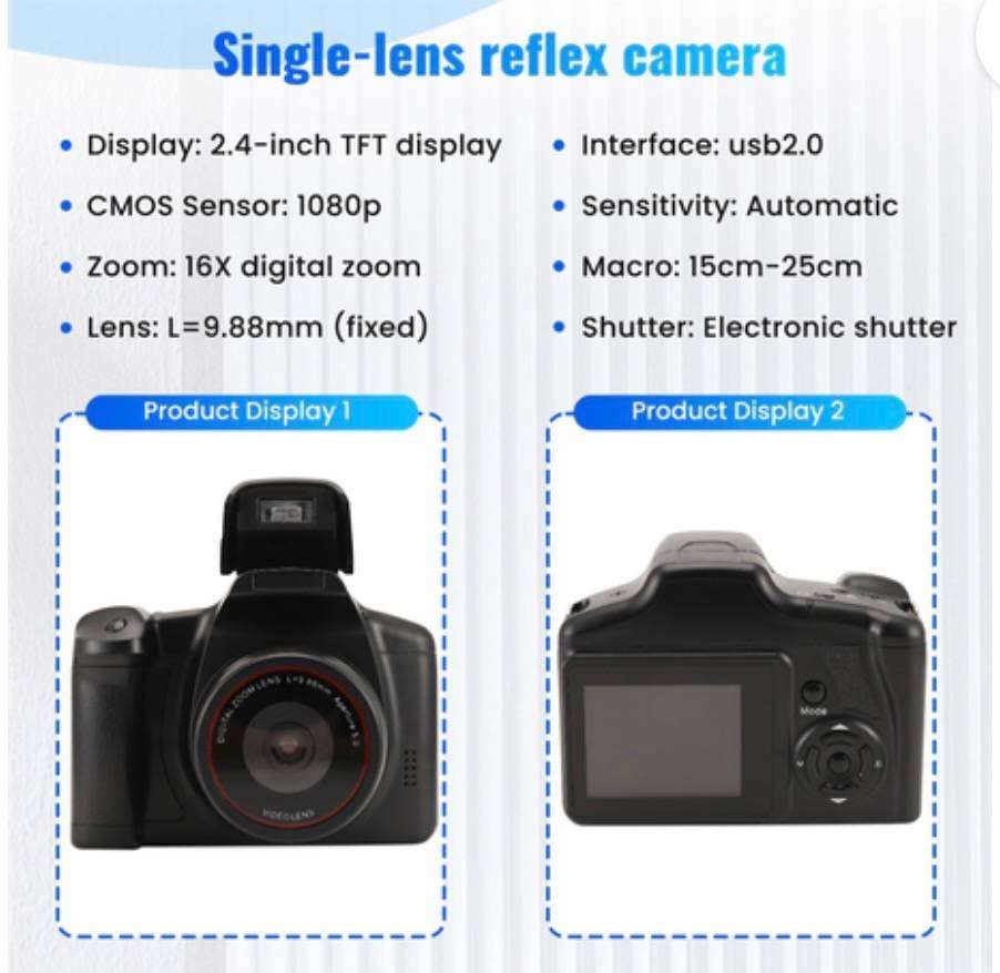 Digital Camera Vlog Camera