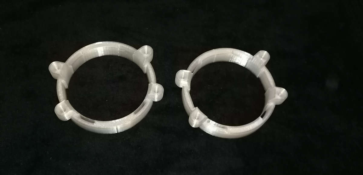 Nissan NP200 base fog light adapter