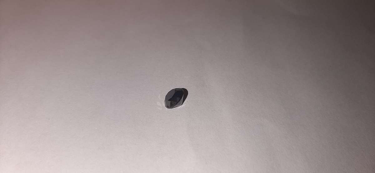 Natural black diamond