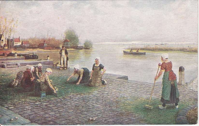 Great Britain "London County Council Reward Card" Weeding Pavement unused as scans