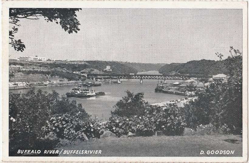 Postcard Buffalo River used as scans