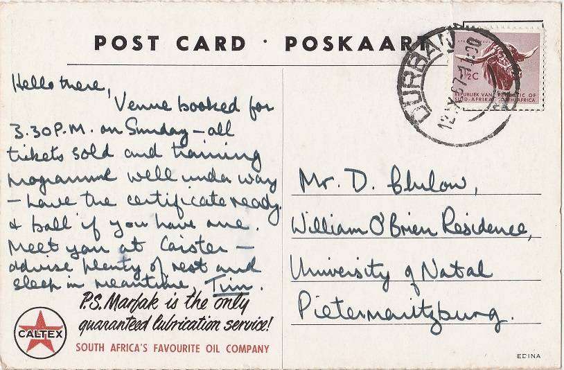 Postcard Buffalo River used as scans