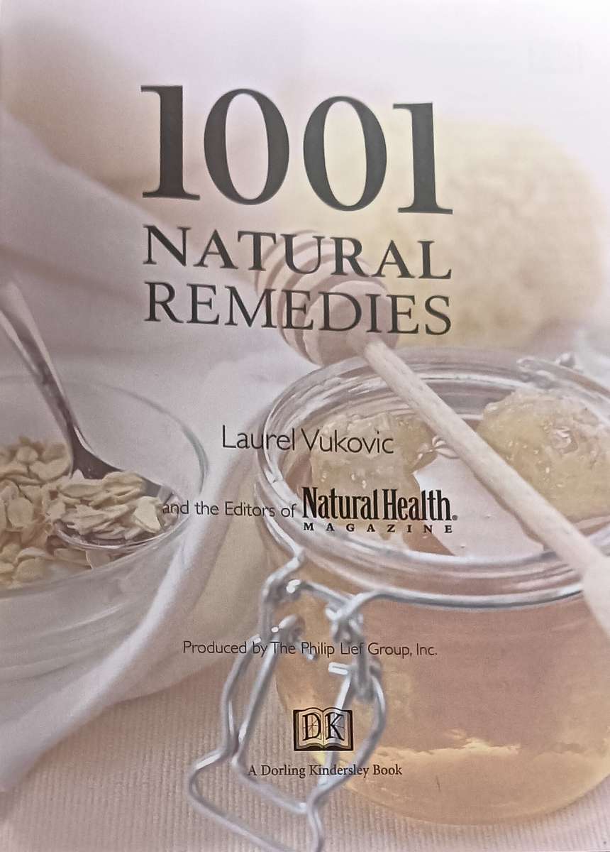 DK 1001 Natural Remedies - Laurel Vukovic- Softcover - 192 pages