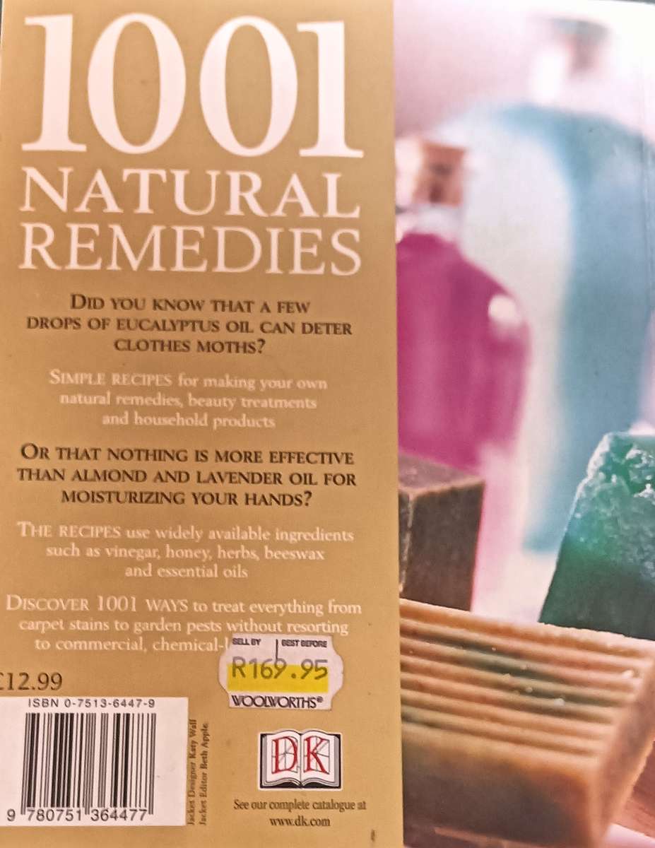 DK 1001 Natural Remedies - Laurel Vukovic- Softcover - 192 pages