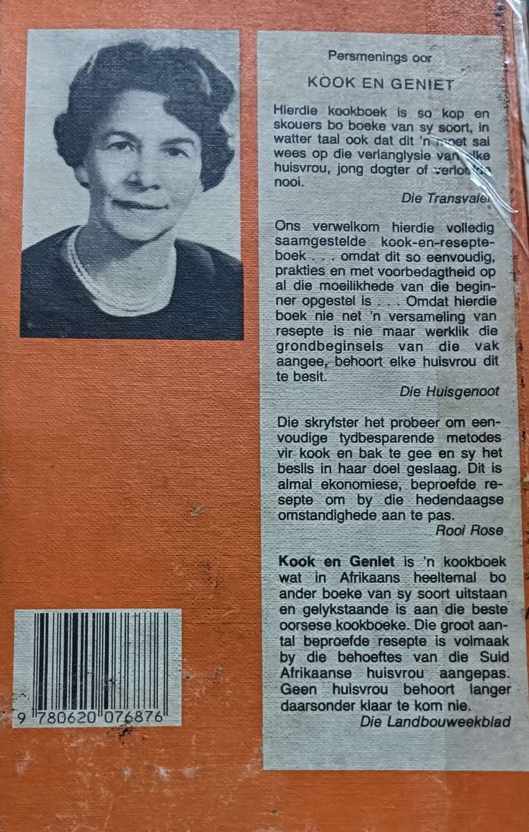 Kook en Geniet - SAJ de Villiers - Hardcover - 665 pages