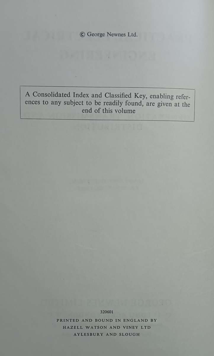 Newnes Practical Electrical Engineering Vol 1-4 - Hardcover