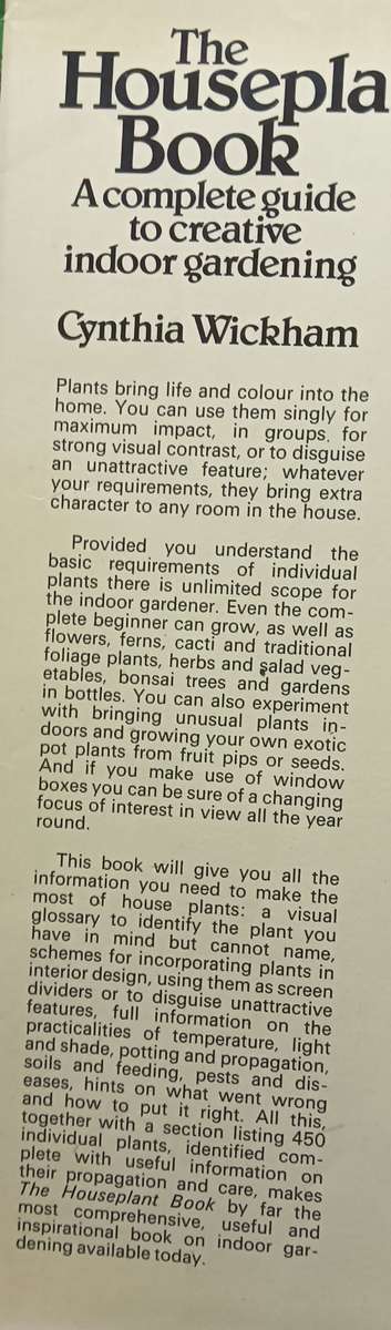 The Houseplant Book - Cynthia Wickman - Hardcover - 256 pages