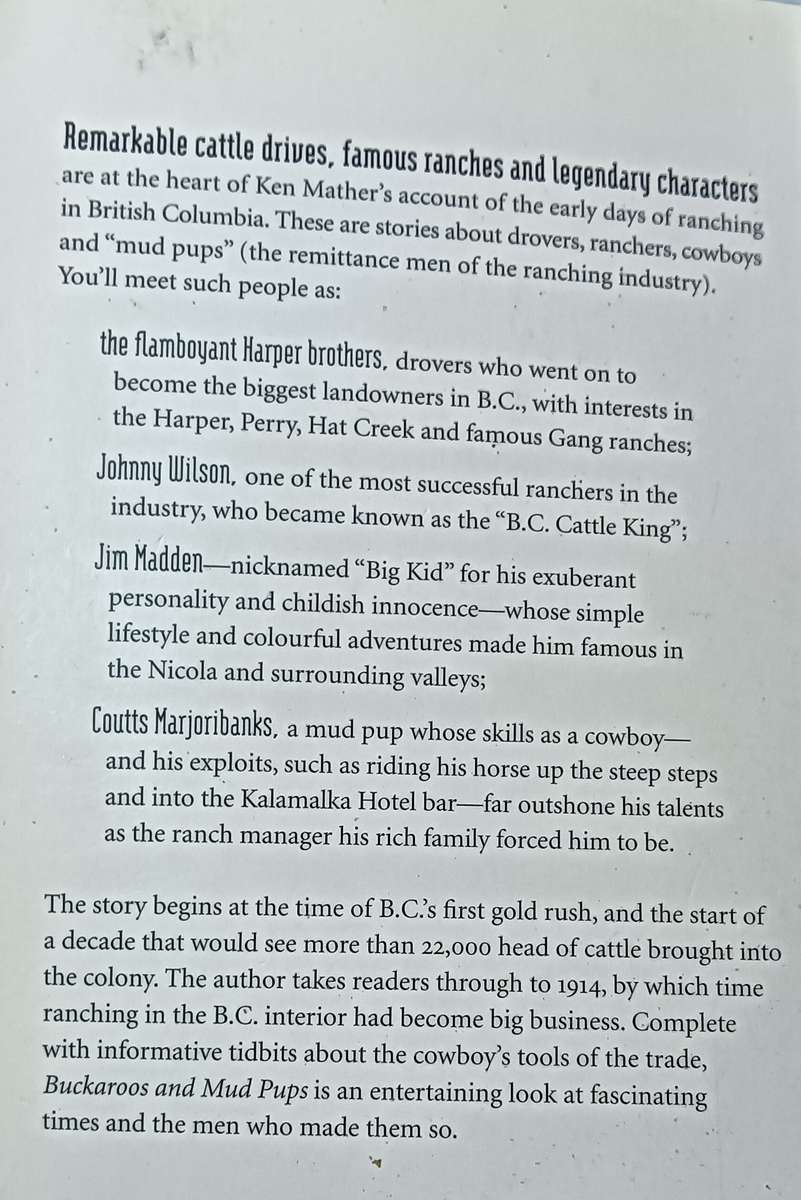 Buckaroos and Mud Pups   - Ken Mather - Softcover - 221 pages