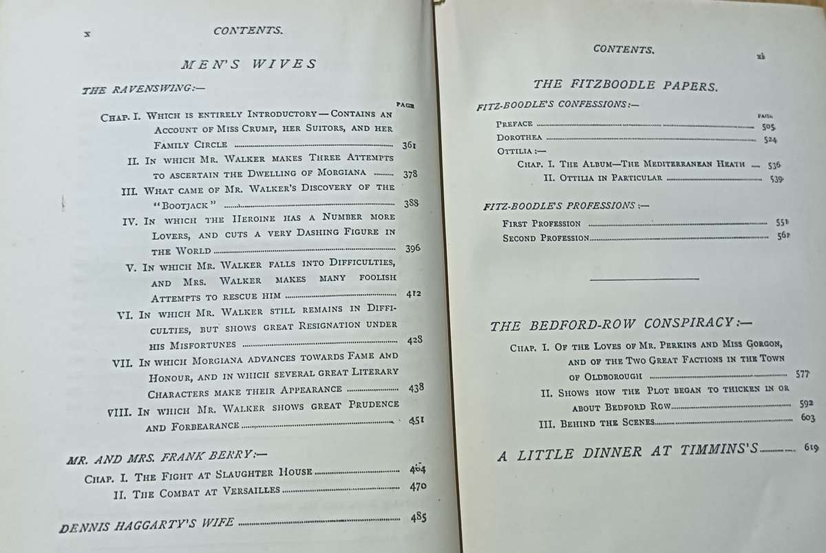 The Works of William Makepeace Thackeray Volume 1X  - Hardcover - 643 Pages (1882)