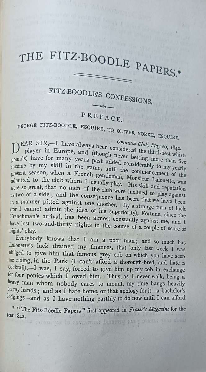 The Works of William Makepeace Thackeray Volume 1X  - Hardcover - 643 Pages (1882)