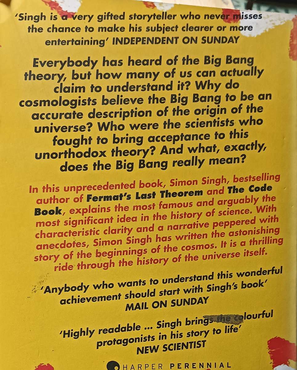 Big Bang - Simon Singh - Softcover - 520 pages