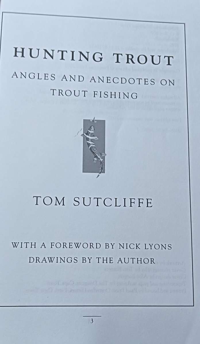 Hunting Trout - Tom Sutcliffe - Softcover - 447 pages