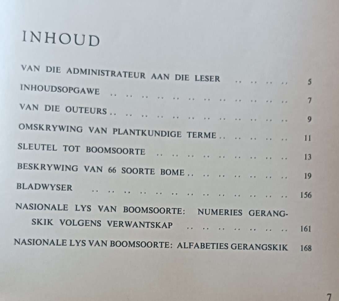 Ses en Sestig Transvaalse Bome - Softcover - 175 pages