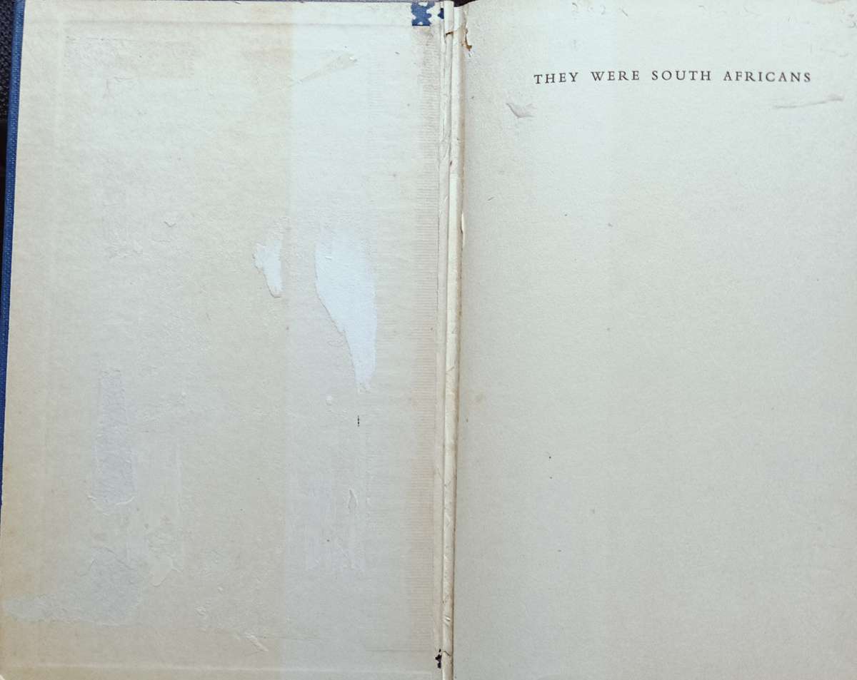 They were South Africans - John Bond - Hardcover - 224 pages