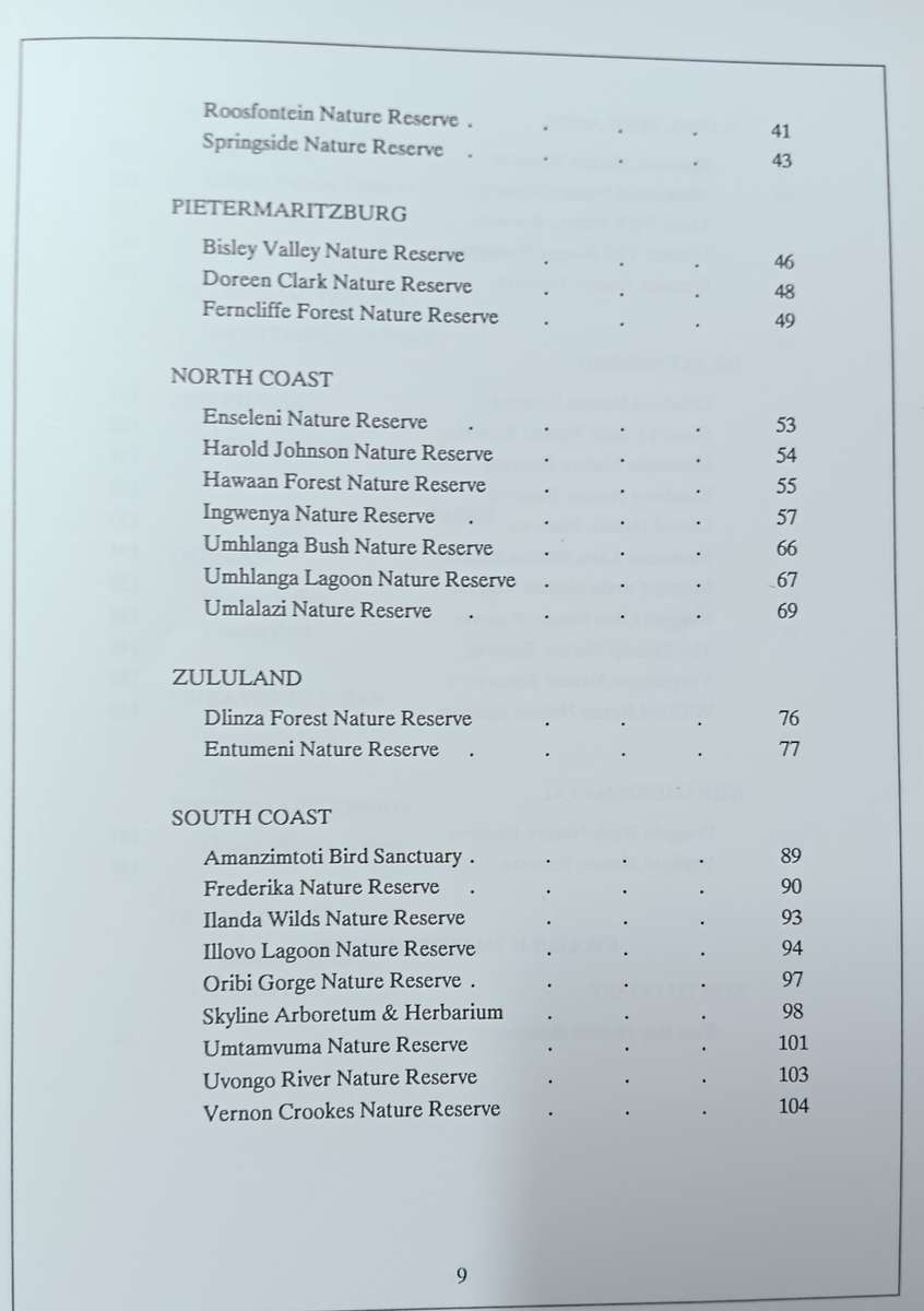 Wild Places of Natal - Nature Reserves, Resorts, Resorts & Parks - Softcover - 151 pages