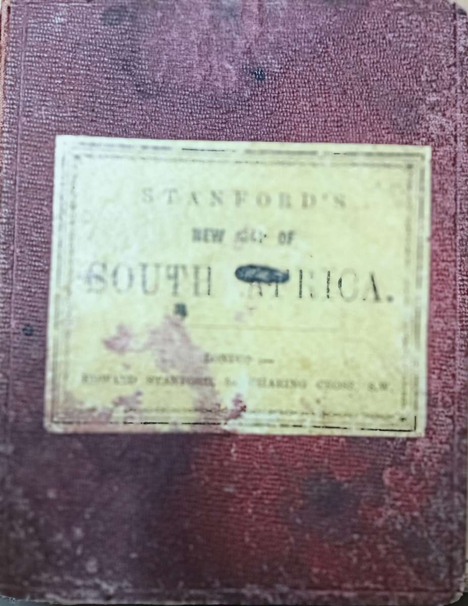 Antique map of Southern Africa Dated 1881