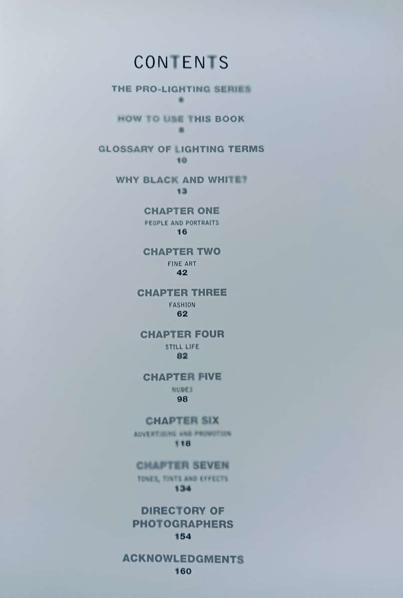 Pro Lighting Black and White Shots - Alex Lard and Jane Wood - Softcover - 160 pages