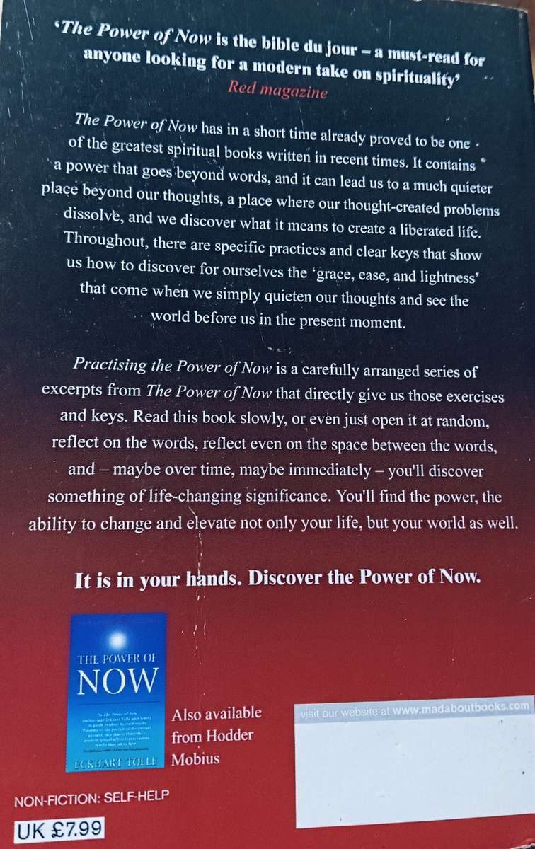 Practising the Power of Now - Eckhart Tolle - Softcover - 134 pages