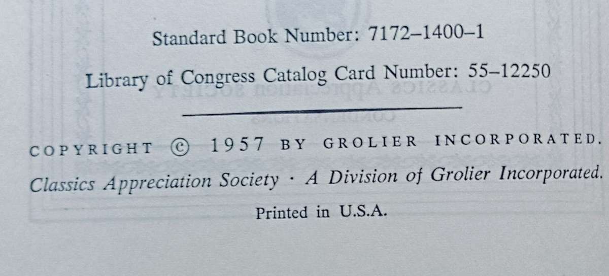Grolier Classics - Hardcover - 538 pages