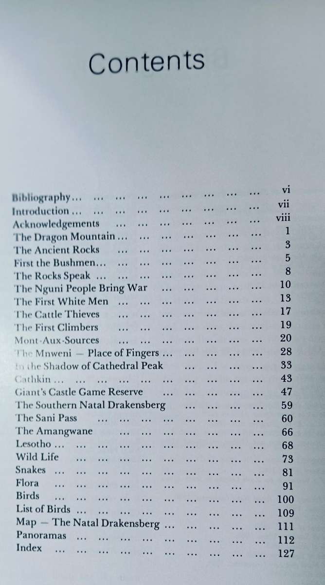 The Natal Drakensberg - David A. Dodds - Hardcover - 128 pages