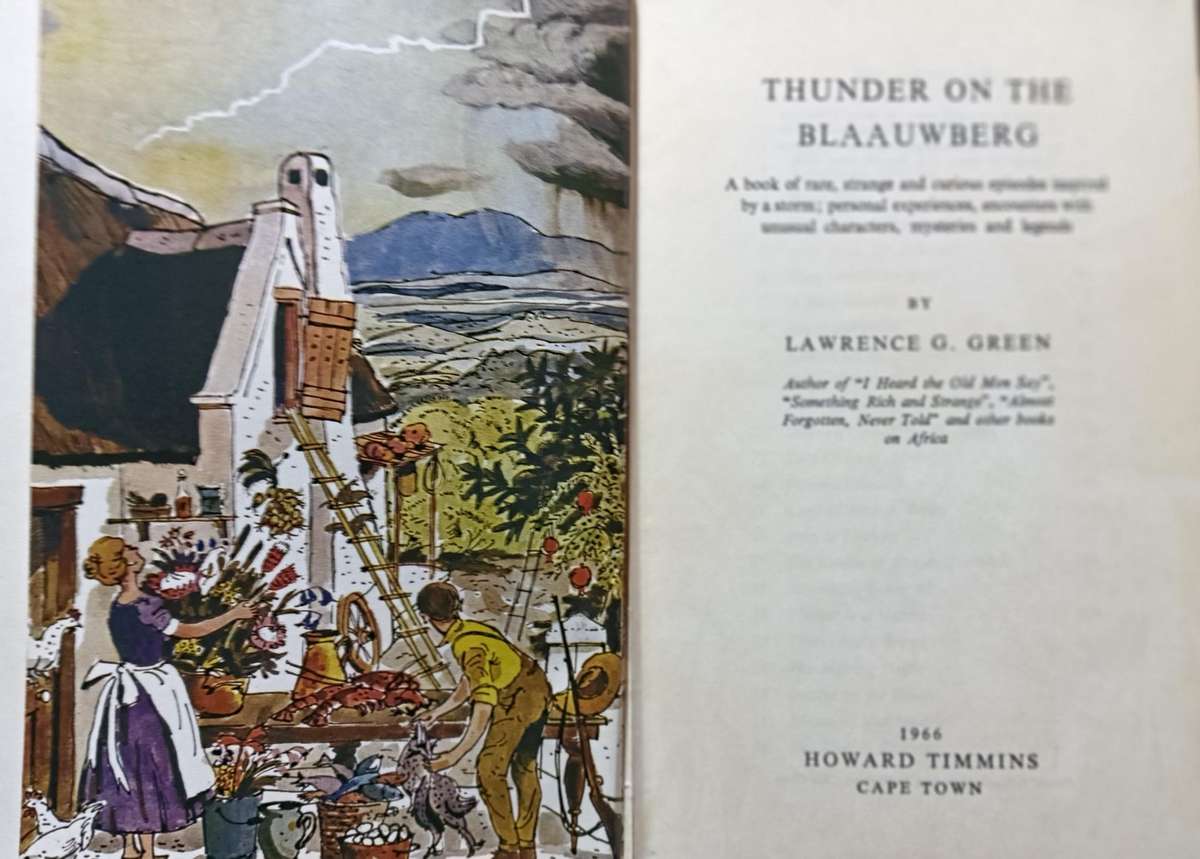 Thunder on the Blaauwberg - Lawrence G. Green - Hardcover - 299 pages 1st Edition