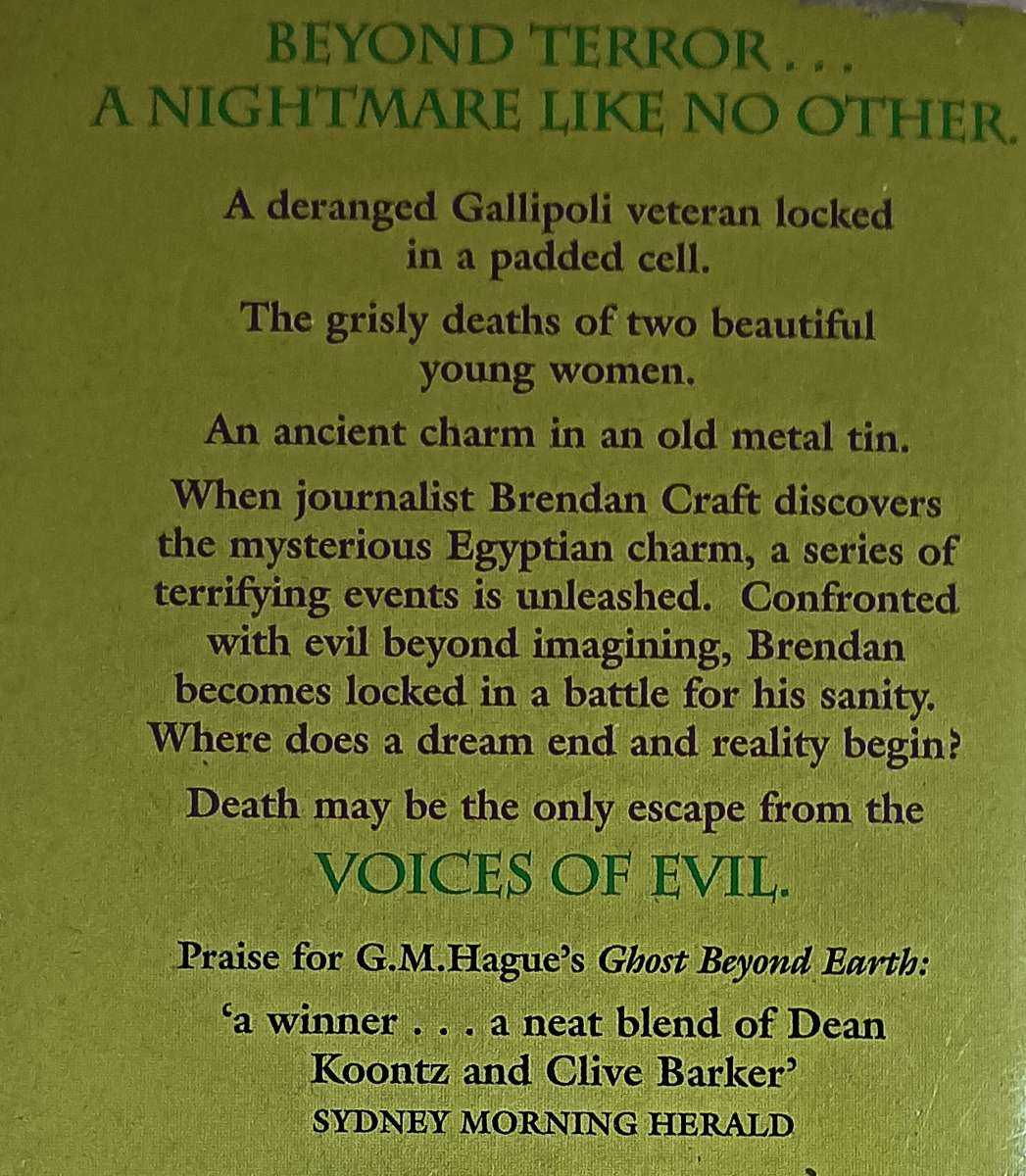 Voices of Evil - C.M. Hague - Softcover - 611 pages