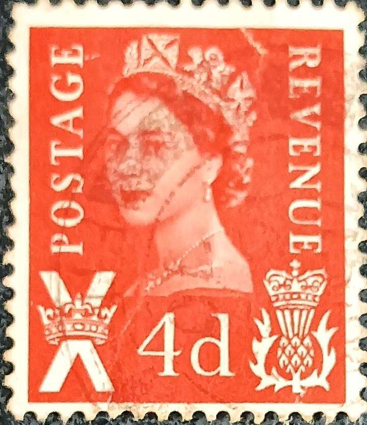 Scotland 1969 Queen Elizabeth II - New Color 4P used