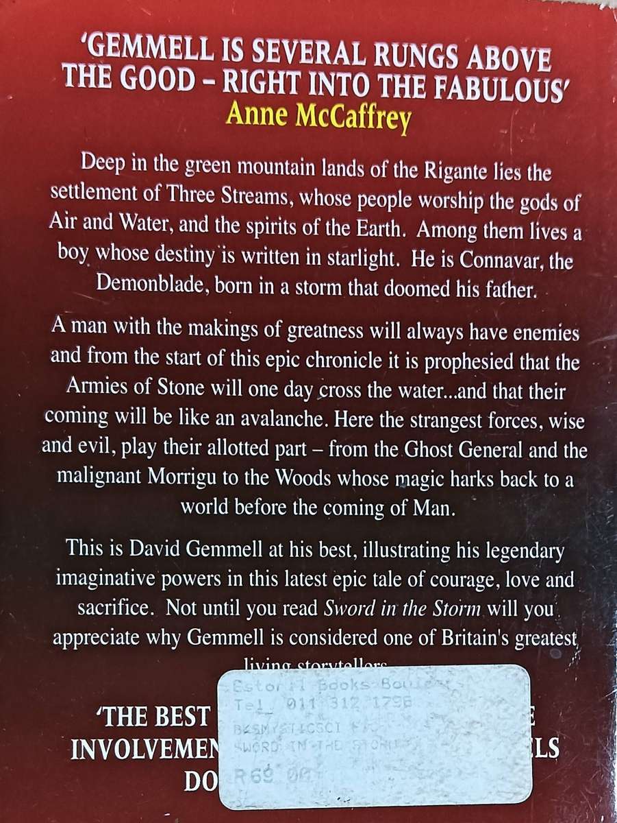 Sword in the Storm - David Gemmell - Softcover - 478 pages